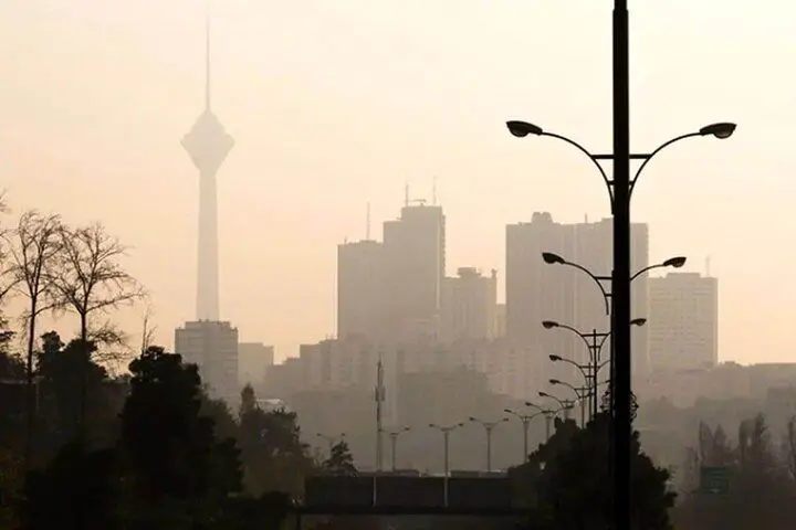 شاخص آلودگی هوای تهران امروز شنبه ۱۵ شهریور ماه ۱۴۰۴