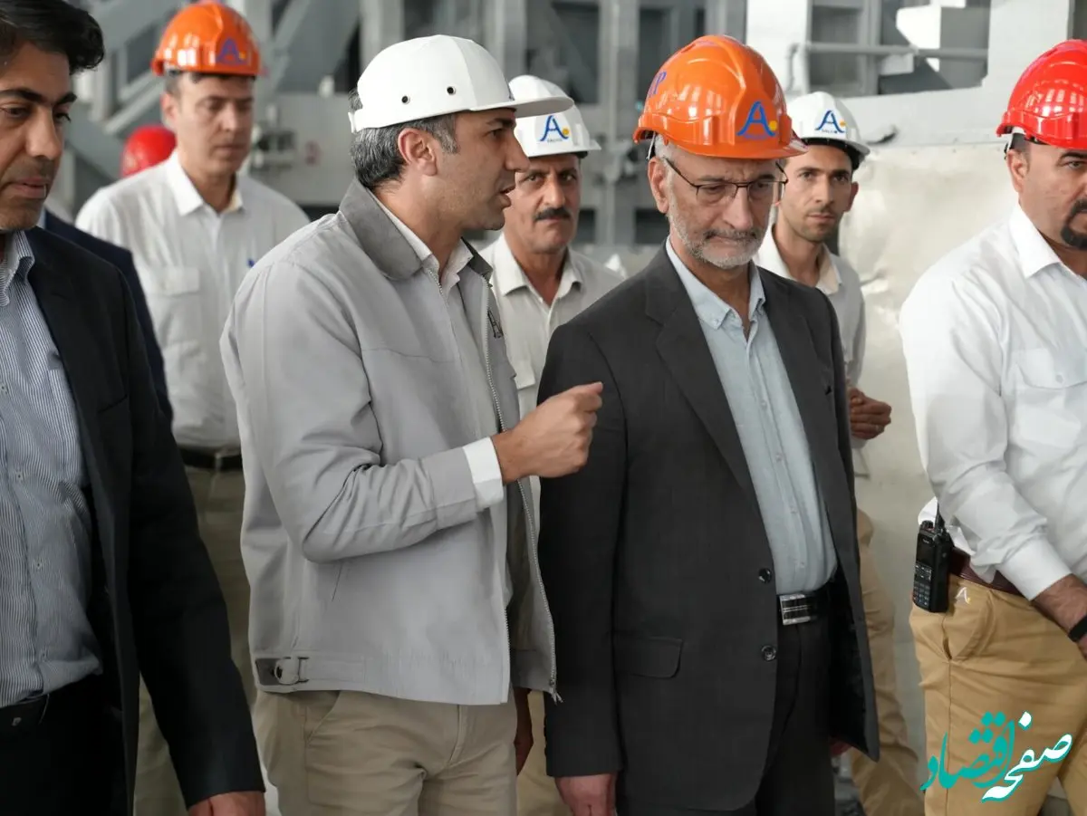 بازدید ریاست هیات عامل ایمیدرو و هیات همراه از مجتمع صنایع آلومینیوم جنوب