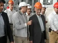 بازدید ریاست هیات عامل ایمیدرو و هیات همراه از مجتمع صنایع آلومینیوم جنوب