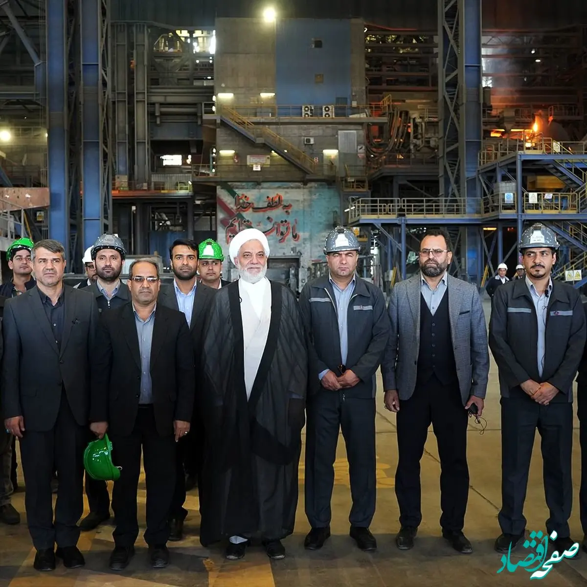 بازدید رئیس کل دادگستری و مسئولین ارشد قضایی استان کرمان از شرکت جهان فولاد سیرجان