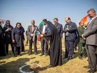 کلنگ زنی پارک بانوان حسن ختام اسفند طلایی فولاد خوزستان