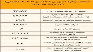 نتیجه معاملات میلگرد در بورس کالا/ فخاس در صدر عرضه کنندگان