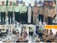 دیدار معاونین و مدیران مجتمع سنگ آهن سنگان با فرماندهی نیروی انتظامی شهرستان خواف