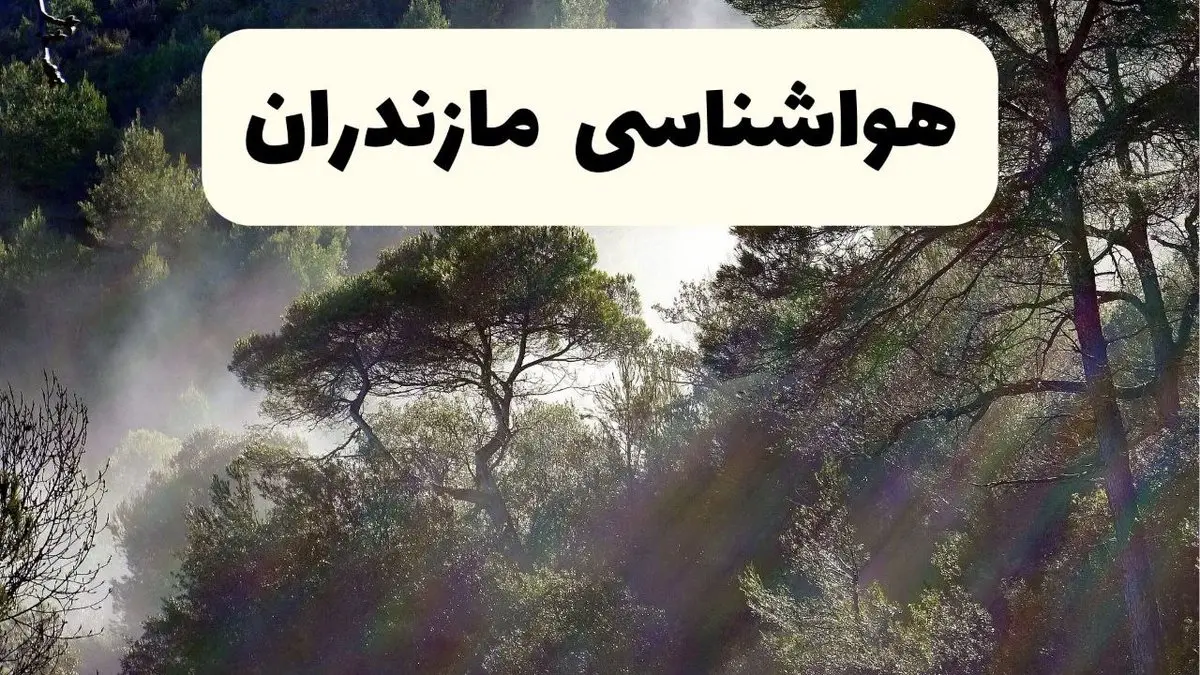 جدیدترین پیش بینی وضعیت آب و هوا مازندران فردا شنبه ۲۰ اردیبهشت ۱۴۰۴ | هواشناسی ساری در ۲۴ ساعت آینده