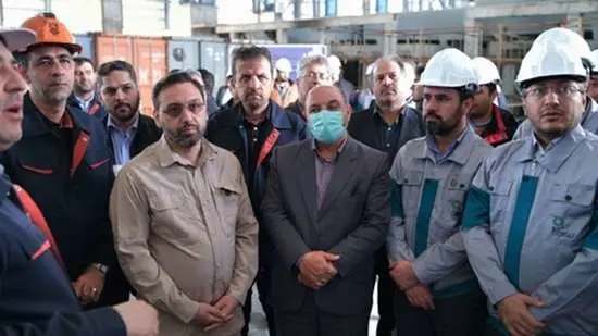 سفر یک روز استاندار آذربایجان شرقی به شهرستان ورزقان و بازدید از پروژه های زیست محیطی و توسعه ای و خط تولید شرکت مس سونگون آذربایجان