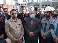 سفر یک روز استاندار آذربایجان شرقی به شهرستان ورزقان و بازدید از پروژه های زیست محیطی و توسعه ای و خط تولید شرکت مس سونگون آذربایجان
