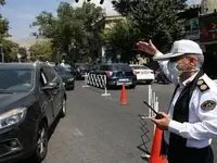 واکنش پلیس راهور به بسته شدن ورودی‌های تهران و ممنوعیت ورود خودروهای شهرستانی