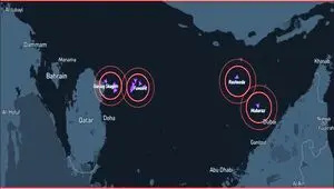 چند کشتی حامل ال‌ان‌جی در خلیج فارس گیر افتاده‌اند؟ 