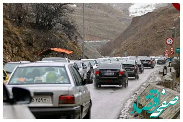 وضعیت جاده های کشور و ترافیک در جاده چالوس و آزادراه تهران –شمال امروز یکشنبه ۲ فروردین ۱۴۰۵