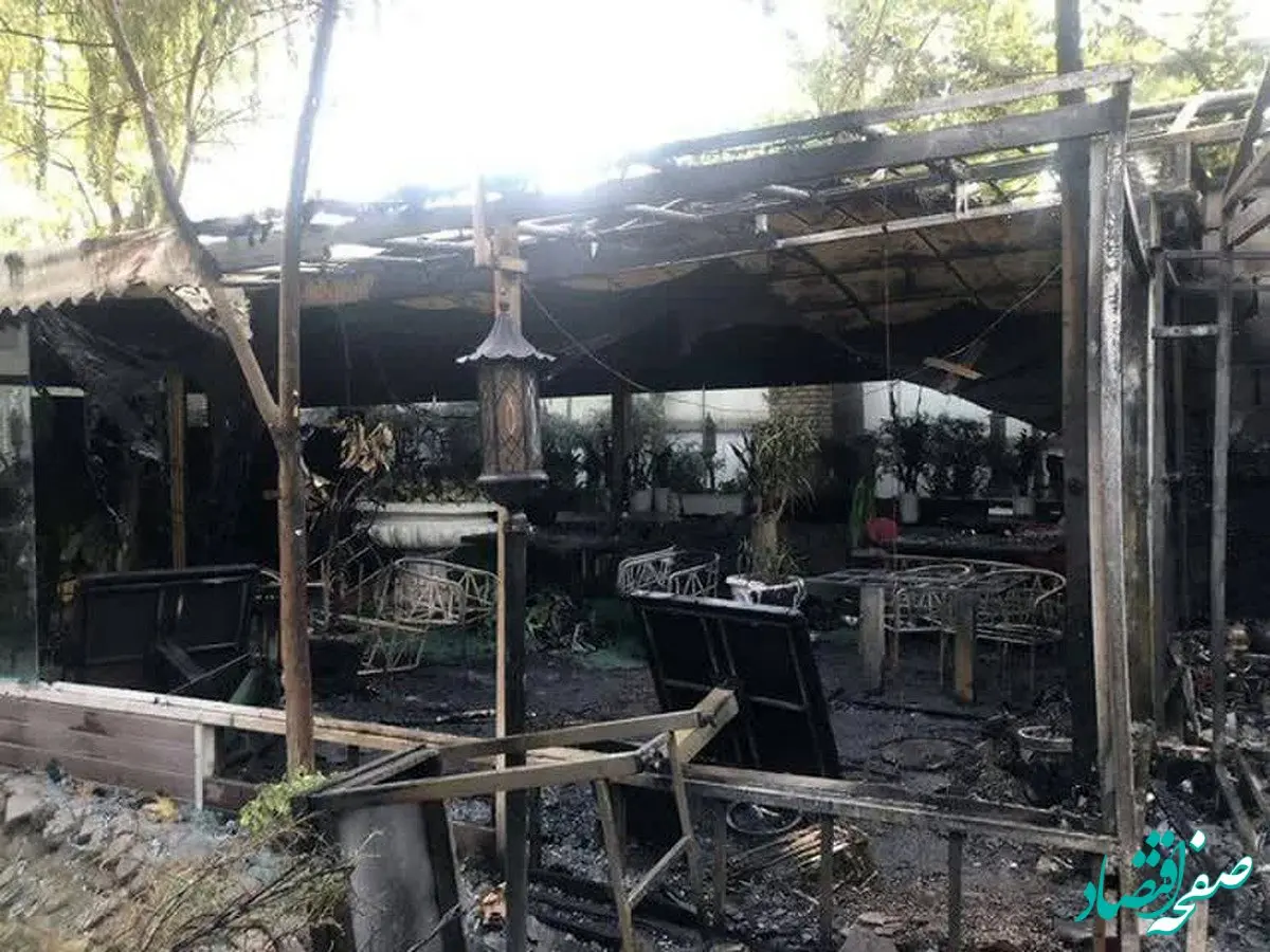آتش‌سوزی در یک رستوران در فرحزاد