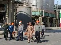 بازدید فرمانده سپاه شهرستان ماهشهر از شرکت پتروشیمی خوزستان