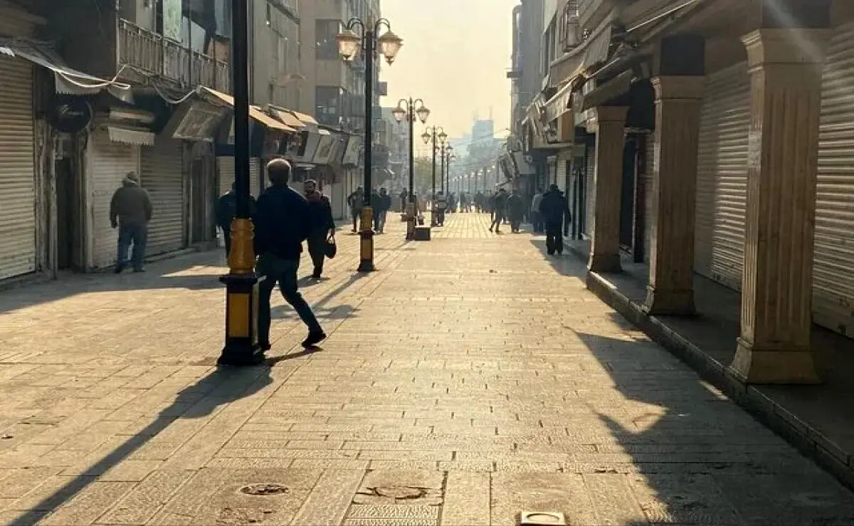 جدیدترین گزارش میدانی از اعتراض صنفی بازاریان در ۱۶ دی ماه ۱۴۰۴