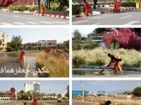 باران رحمت در کیش؛ شب پرتلاش نیروهای شرکت عمران، آب و خدمات برای جلوگیری از آب‌گرفتگی معابر جزیره