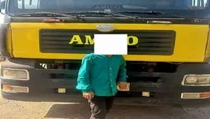 کامیون با راننده ۱۲ ساله در جنوب کرمان توقیف شد