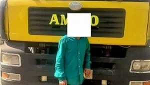 کامیون با راننده ۱۲ ساله در جنوب کرمان توقیف شد