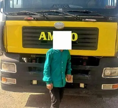 کامیون با راننده ۱۲ ساله در جنوب کرمان توقیف شد
