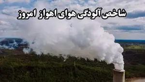 شاخص آلودگی هوای خوزستان امروز یکشنبه ۲۷ مهر ماه ۱۴۰۴ به تفکیک مناطق