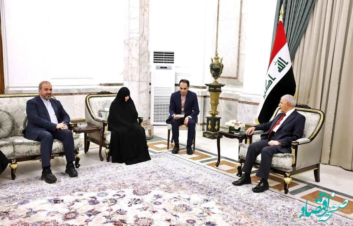 عکس خاص جمیله علم الهدی با همسر رئیس جمهور عراق