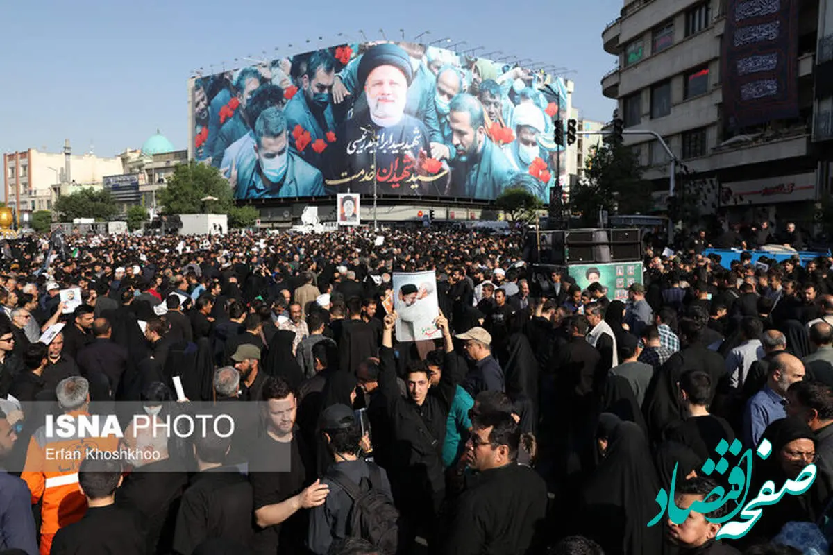 ناطق نوری و محسن رضایی در مراسم تشییع پیکر رئیسی +عکس