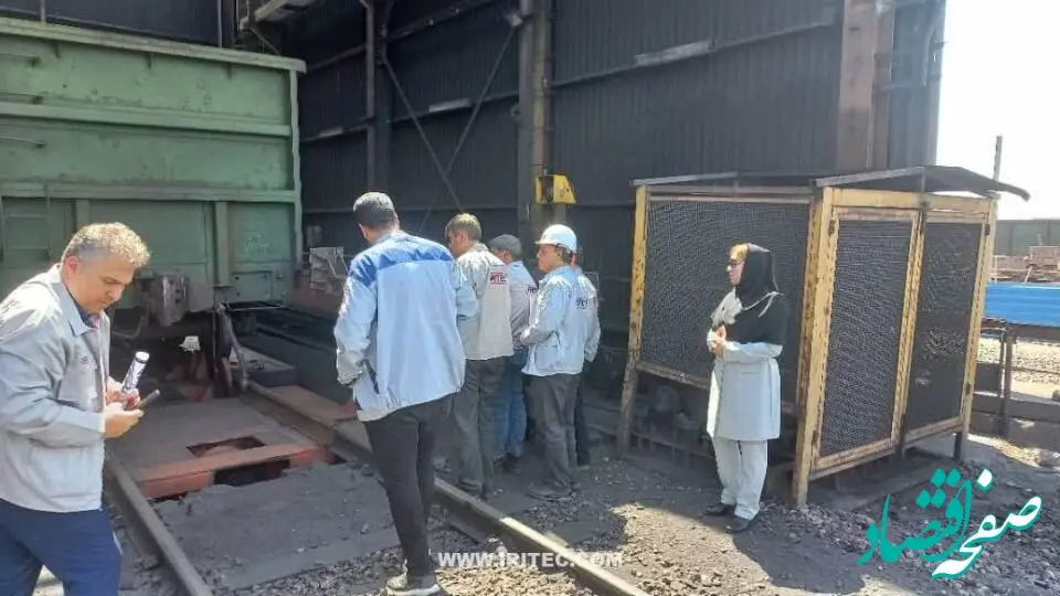 بازدید مدیرعامل ایریتک از پروژهای واگن برگردان ۳ و اکسیژن پلنت ۴ فولاد خوزستان