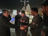 بازدید شبانگاهی دکتر رسولیان از عملیات حمل و بارگیری پیمانکاران گروه «الف» و «ب»