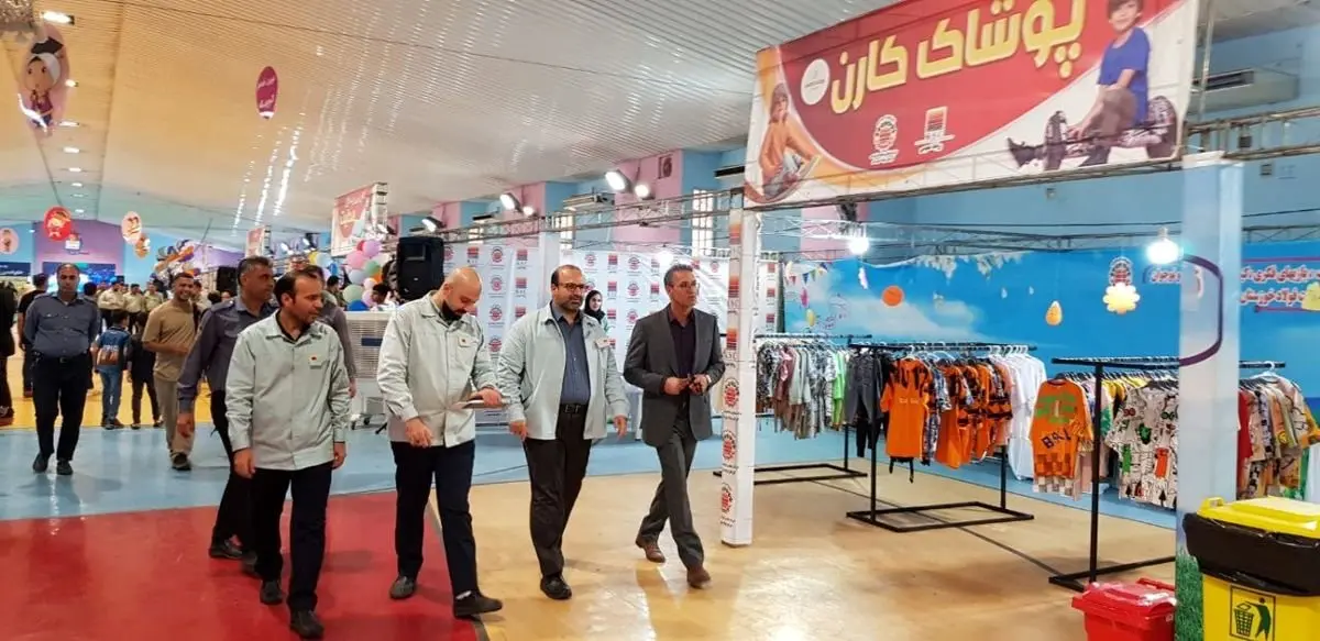 مدیرعامل از نمایشگاه نوشت افزار و لوازم ورزشی و بازیهای فکری شرکت فولاد خوزستان بازدید نمود