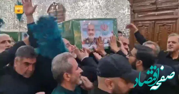 عکسی بسیار غمناک از لباس شهید سردار سلامی در هنگام شهادت