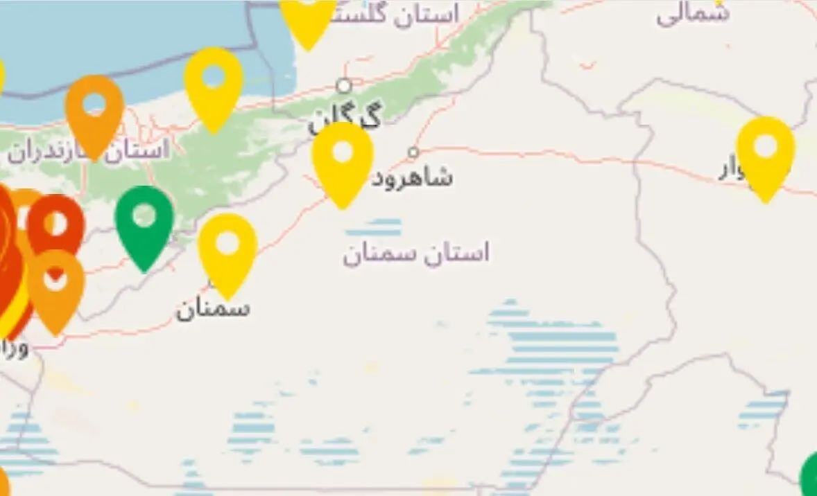 شاخص آلودگی هوای سمنان امروز چهارشنبه ۱۷ دی ۱۴۰۴ 