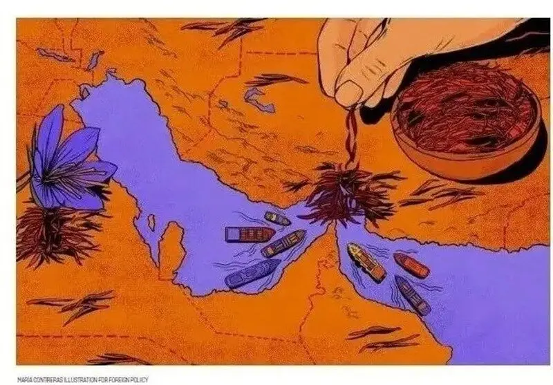 تهدید رمضان؛ چگونه یک جنگ، زعفران گران ترین ادویه جهان را در محاصره اقتصادی قرار داد؟