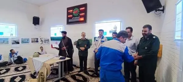 برگزاری مراسم گرامیداشت هفته دفاع مقدس در شرکت فولاد امیرکبیر کاشان