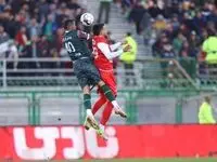 صحنه پنالتی ذوب آهن مقابل پرسپولیس