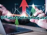 پیش بینی بورس فردا سه شنبه ۵ فروردین ۱۴۰۴ | تحلیل بازار بورس ایران در آغاز سال ۱۴۰۴