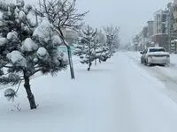 برف «آذربایجان‌ شرقی» را سپیدپوش کرد