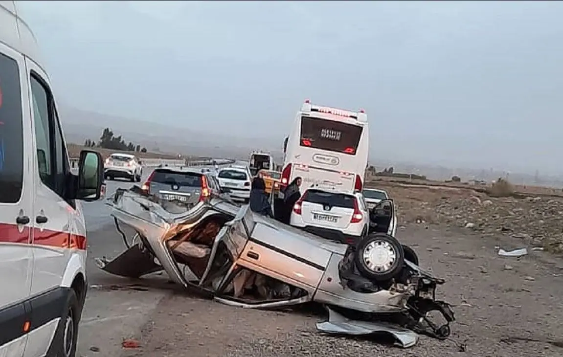 دو تصادف هولناک در خوزستان با سه کشته !