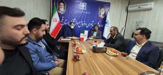 دیدار عضو هیئت مدیره با کارکنان اموال تملیکی استان