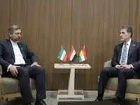 آنچه در دیدار بارزانی با معاون وزیر خارجه درباره آخرین اتفاقات جنگ گفتگو شد
