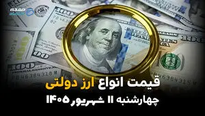 اینفوگرافی | قیمت ارز دولتی امروز چهارشنبه ۱۱ شهریور ۱۴۰۵؛ نرخ دلار و یورو دولتی