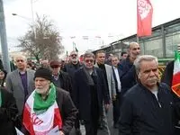 حضور پرشور خانواده بزرگ بیمه ایران در راهپیمایی ۲۲ بهمن