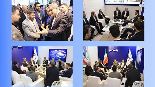 تأکید بر توسعه همکاریها بین بانک سینا و شرکتهای فعال حوزه نفت و پتروشیمی در نمایشگاه پتروشیمی کیش