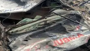 خبر فوری؛ حمله هوایی به آمبولانس اورژانس استان تهران