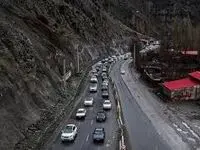 جاده چالوس روز جمعه یکطرفه شد