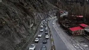 جاده چالوس یکطرفه شد/ ترافیک سنگین در این محورها