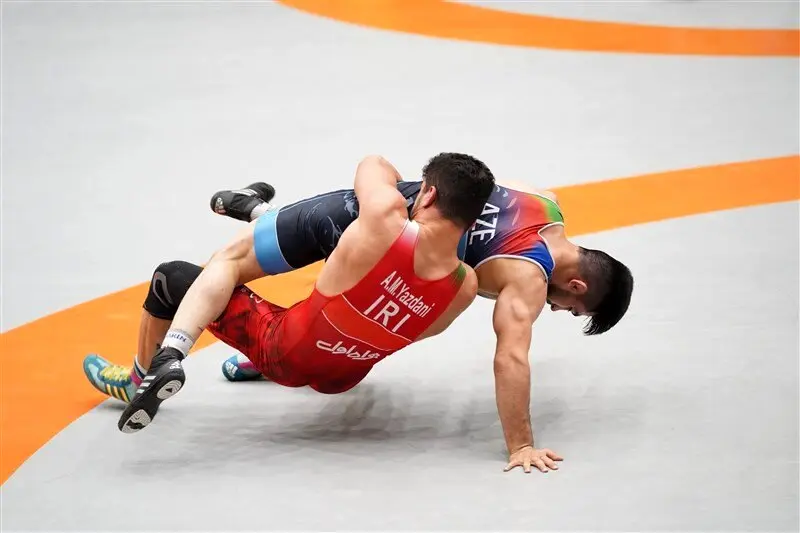 فیلم کشتی رحمان عموزاد برابر حریف آمریکایی