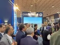 بازدید وزیر صمت از غرفه چادرملو در متافو تبریز