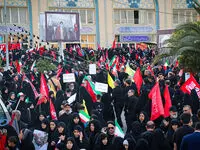 روایت تصویر از مراسم بزرگداشت رهبر شهید انقلاب در مصلای تهران