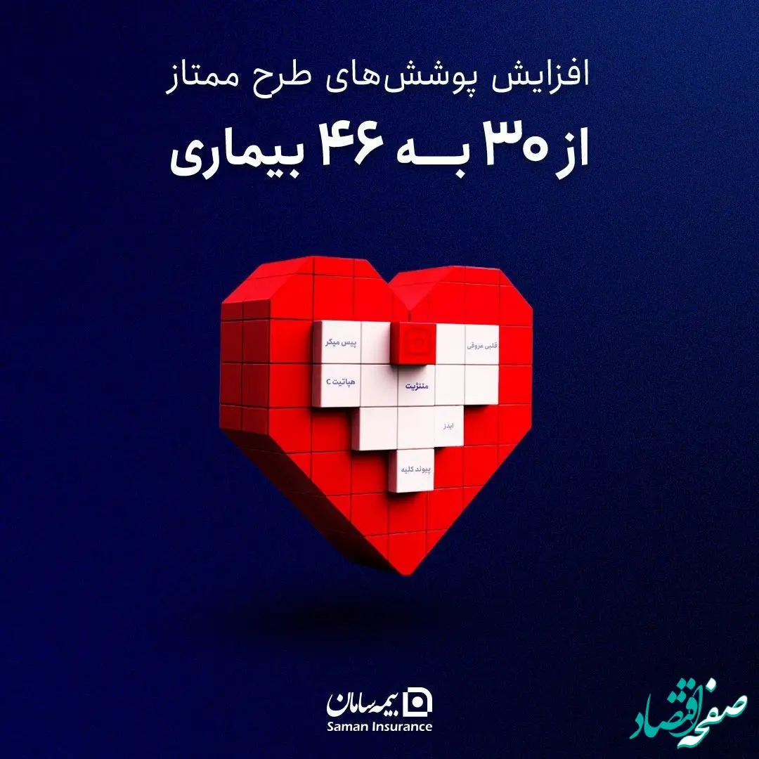 افزایش پوشش بیمه‌ای امراض خاص “ممتاز” شرکت بیمه سامان