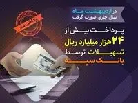 پرداخت بیش از ۲۴ هزار میلیارد ریال تسهیلات توسط بانک سپه