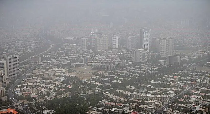شاخص آلودگی هوای تهران امروز چهارشنبه ۴ تیر ماه ۱۴۰۴ / گردوغبار در تهران 