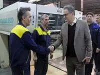 بازدید مدیرعامل پاکسان از خطوط تولید و تبریک شصت و دومین سالروز تاسیس شرکت به کارکنان