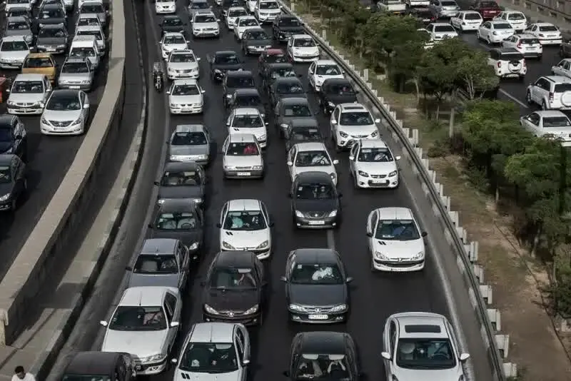 وضعیت ترافیک در ورودی‌های تهران